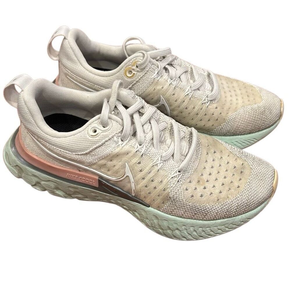 Nike React Infinity Run Flyknit – Phantom/Pink/Mint | Women’s Size 5.5